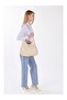 Cream Stylish and Versatile Casual Women's Hand & Shoulder Bag - 5