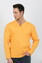 5524 New Season V-Cut Buttoned Brow Ribbed Knit Zak Standard Fit – Suitable for Daily Use - 3