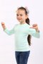 Girl's Natural Organic Cotton Slim Fit Body-Hugging Flexible Stretch Fabric Basic Daily Body Blouse - 5