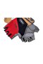 Raptor Velcro Gloves Short Finger Cycling Gloves Mtb Half Finger Gloves Xlarge Size Red - 2