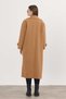 Tan Cufflink Detail Coat 7270A - 6