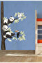 Pandas on a Large Size Tree Kids Room-Nursery-Kindergarten Wall Adhesive Sticker Set - 2