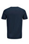 JJECORP LOGO TEE SS CREW Navy Blue Men's T-Shirt 101069453 - 4