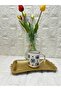 Kupa Cup Evil Eye Pattern Handmade Ceramic 350 ml