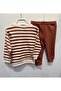 Bow Tie Bear Striped Suit - 4