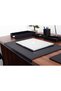 Black Leather Sumen Set - Roman Edge, 10 Pieces - 2