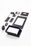 Pera Leather Desk Set 11 Pieces with Double Document Shelves - 3