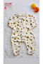 Bi̇dunyabebe 3-Piece Baby Girl Romper with Booties - 5