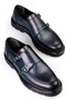 Genuine Leather, Eva Sole, Saddled, Leather Men's Shoes - 6