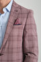 Slim Plaid Slim Fit Slim Fit Men's Blazer Jacket - 3