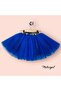 Cobalt Blue Girl's Tutu Skirt - 3