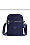 Elite Nova Shopping Crinkle Waterproof Imported Fabric Small Crossbody Phone Bag 14*9 cm -3 Zippered