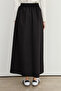 Gathered Trench Skirt Black - 6