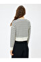 Crew Neck Sweatshirt Long Sleeve Viscose Fabric Blended - 4