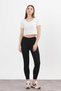 Black High Waist Slim Fit Trousers - 2111 - 2