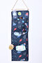 Space Printed 3-Pocket Multi-Purpose Hanging Wall Mounted Cabinet Bathroom Kitchen Organizer Organizer 20 X - 2