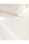 Relief Double 100% Cotton Tied Duvet Cover Set - Ecru/Khaki - 5