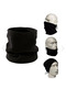 Motorcycle Mask and Ski Enthusiasts Multi-Purpose Black Wind Mask Beanie, Fleece Neck Gaiter Set of Two