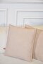 Teddy Jacquard Special Design 2-Piece Decorative Throw Pillow Cover 43X43 cm (Brown) - 2