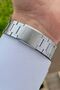 Silver Color Men's Wristwatch with Black Cord - 6