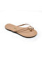 Women's Cream Cross Stylish Daily Flip Flops - 2