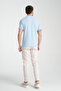Waffle Men's Regular Fit Polo Neck T-Shirt 100% Cotton Poloyaka-Button - 6