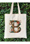 Letter B Design Letter B Bag, Y2 Pinterest Retro Unisex Cloth Bag Tote Bag, Shopper Bag - 3