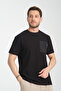 Knitted Men's 100% Cotton Slim Fit Crew Neck T-Shirt - 2