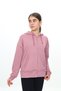 Girl's Dirty Stitched Hooded Cardigan - 2