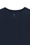 Navy Blue Men's Modal Oversize Basic T-Shirt 239 - 7