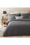 Glad 100% Cotton King Size Duvet Cover Set 230X220 cm Dark Gray/Anthracite