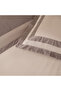 Camella 100% Cotton Extra King Size Duvet Cover Set 260X220 cm Stone/Beige - 3
