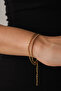 Steel 2-Piece Combination Rope Italian and Parrot Chain Bracelet Minimal Tarnish Resistant 17+4cm - 5