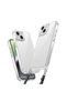 Case for iPhone 13 Aihttgli with Attachable Strap Zore Snap Silicone Cover-Transparent