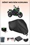 قماش القنب الأسود Bajaj Dominar 400ug المتوافق مع قفل الدراجة النارية، قماش آمن ومقاوم للماء