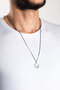 Dreams Clock 63 cm Oxidized Silver Men's Necklace - 3