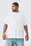Black-White 2-Piece Large Size Oversize T-Shirt - 2
