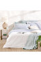 Aletta 100% Cotton Extra King Size Duvet Cover Set 260X220 cm White