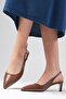 Alisa Brown Women's Heeled Shoes - 4