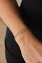 Snail and Textured Rope Chain Bracelet - Steel 2-Piece Combination, Minimal Tarnish, 17+4cm - 6