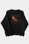 Arizona Printed Black Unisex Thick Fleece Inside Oversize Sweatshirt