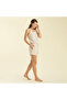 Esquina Shorts Set Beige - 5