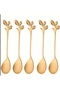 Stainless steel coffee & tea spoon set - 5 piece design - 4