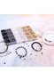 Jewelry Design Set with Black and White Fimo and Aparat Letter Beads in a Box of 24 - 2