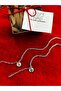2-Piece Lover Couple Stamp Letter Detailed Stainless Steel Love Bracelet with 2-Piece Marteniçka Gift