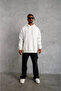    Men's Plain Hooded Sweat - White - 4