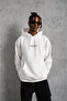 Men's Astronaut Printed Hooded Sweat - White - 2