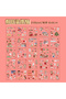 Sticker Set of 4 Kawaii 25X4 Sheets-4 Different Models 100 Sheets - 4