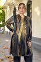 Cycling Collar Soft Viscose Fabric Tunic Waist Rubbered Viscose Pants Large Size Bottom Top Suit - 6