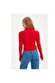 Fitted/Fitted Turtleneck Finger Detailed Ribbed Stretchy Knitted Knitwear - 5